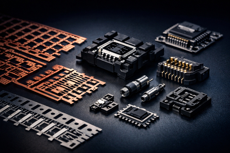 VCM actuator interface precision molded part